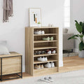 Vidaxx Schuhschrank 60x35x92 cm Propertiertes Holz Sonoma Eiche gefärbt