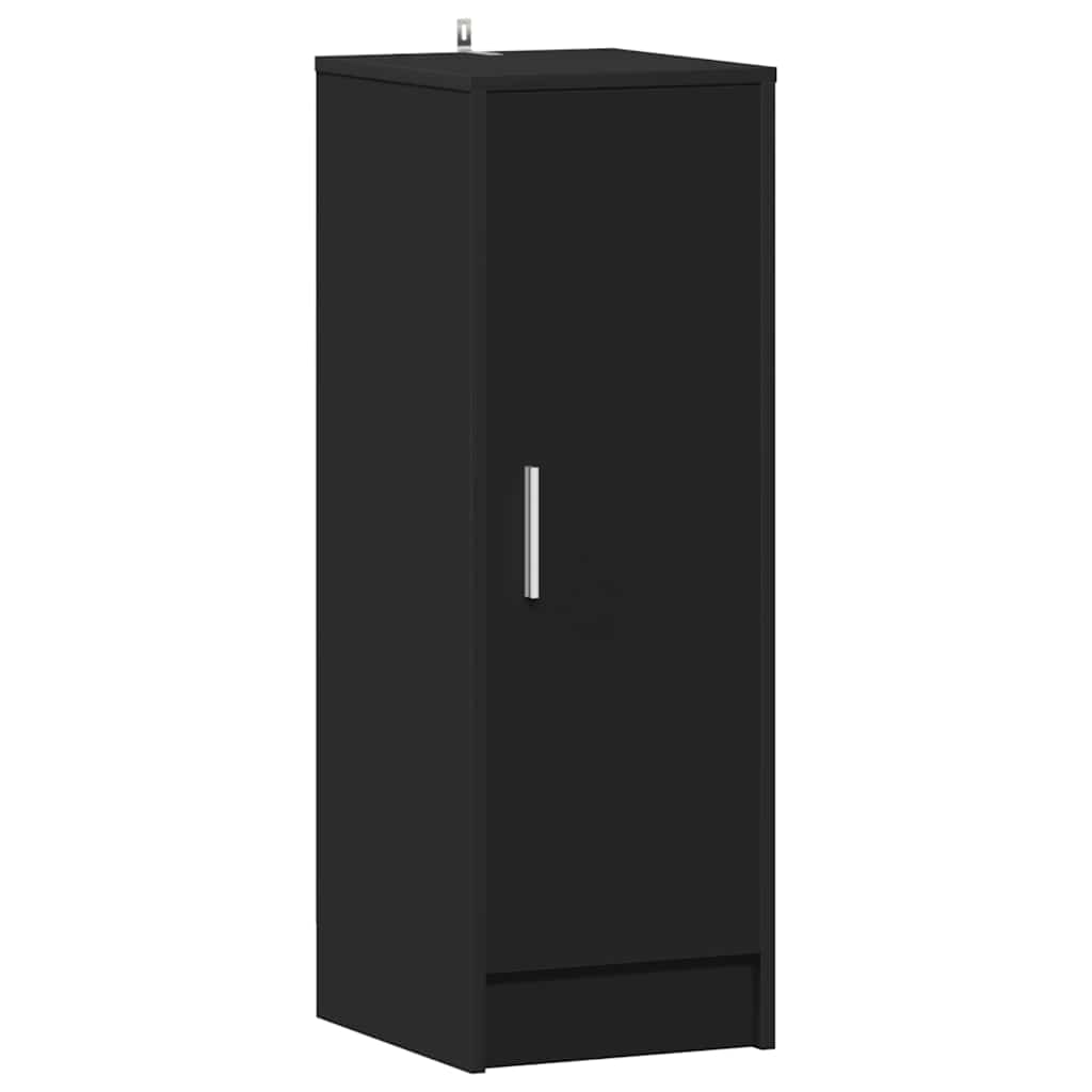 Vidaxl schoenenkast 32x35x92 cm bewerkt hout zwart