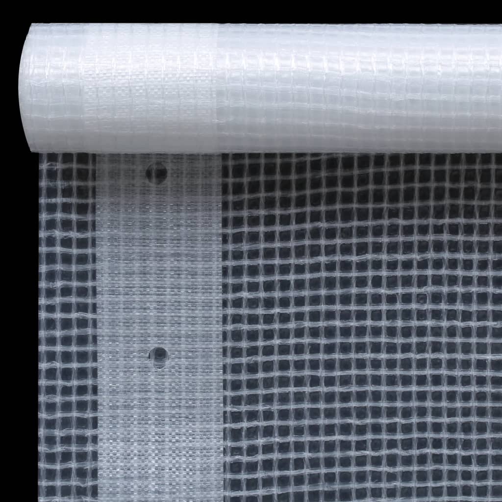 Vidaxl dekzeilen 2 st leno 260 g m² 1,5x5 m wit