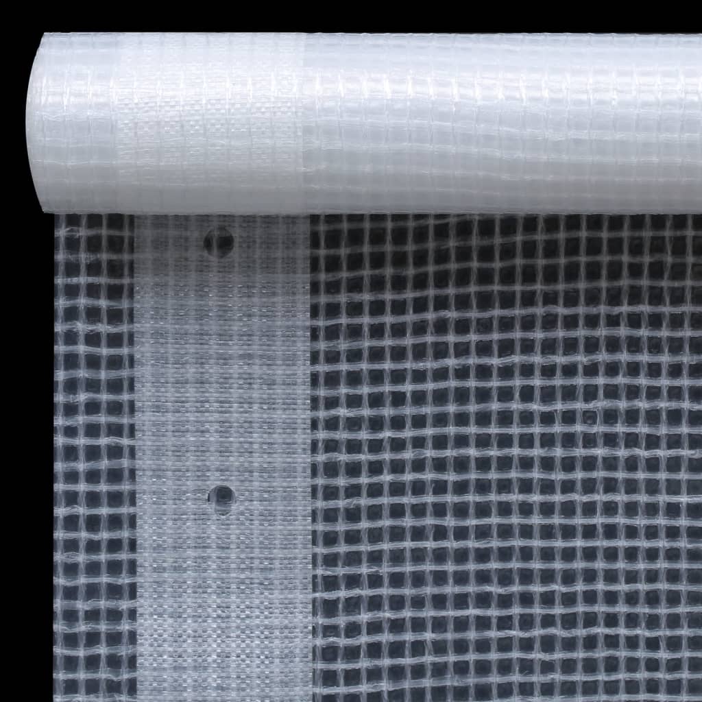 Vidaxl dekzeilen 2 st leno 260 g m² 3x4 m wit