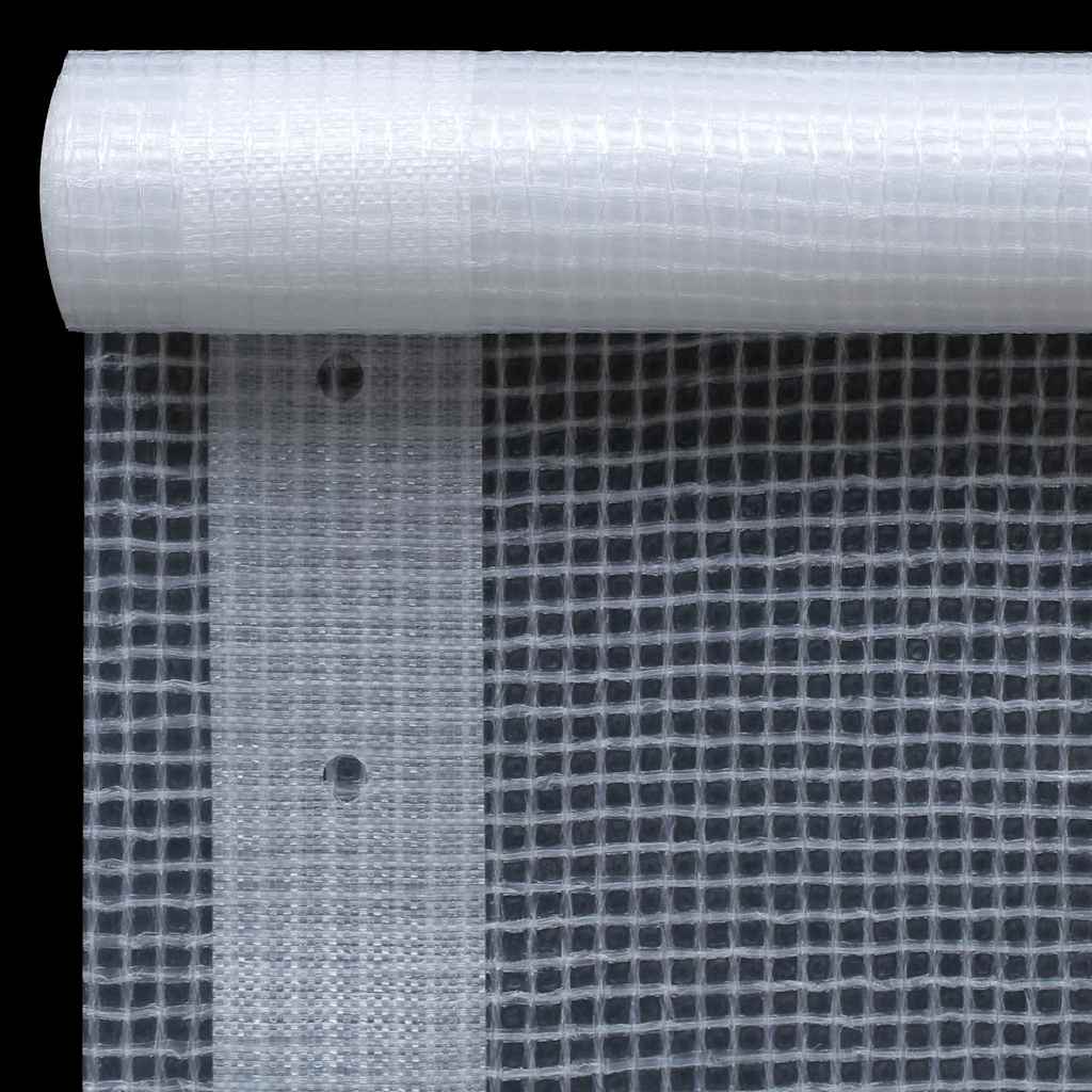 Vidaxl dekzeilen 2 st leno 260 g m² 3x4 m wit