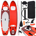 VidaXL Stand Up Paddleboard Set aufblasbar 330x76x10 cm rot