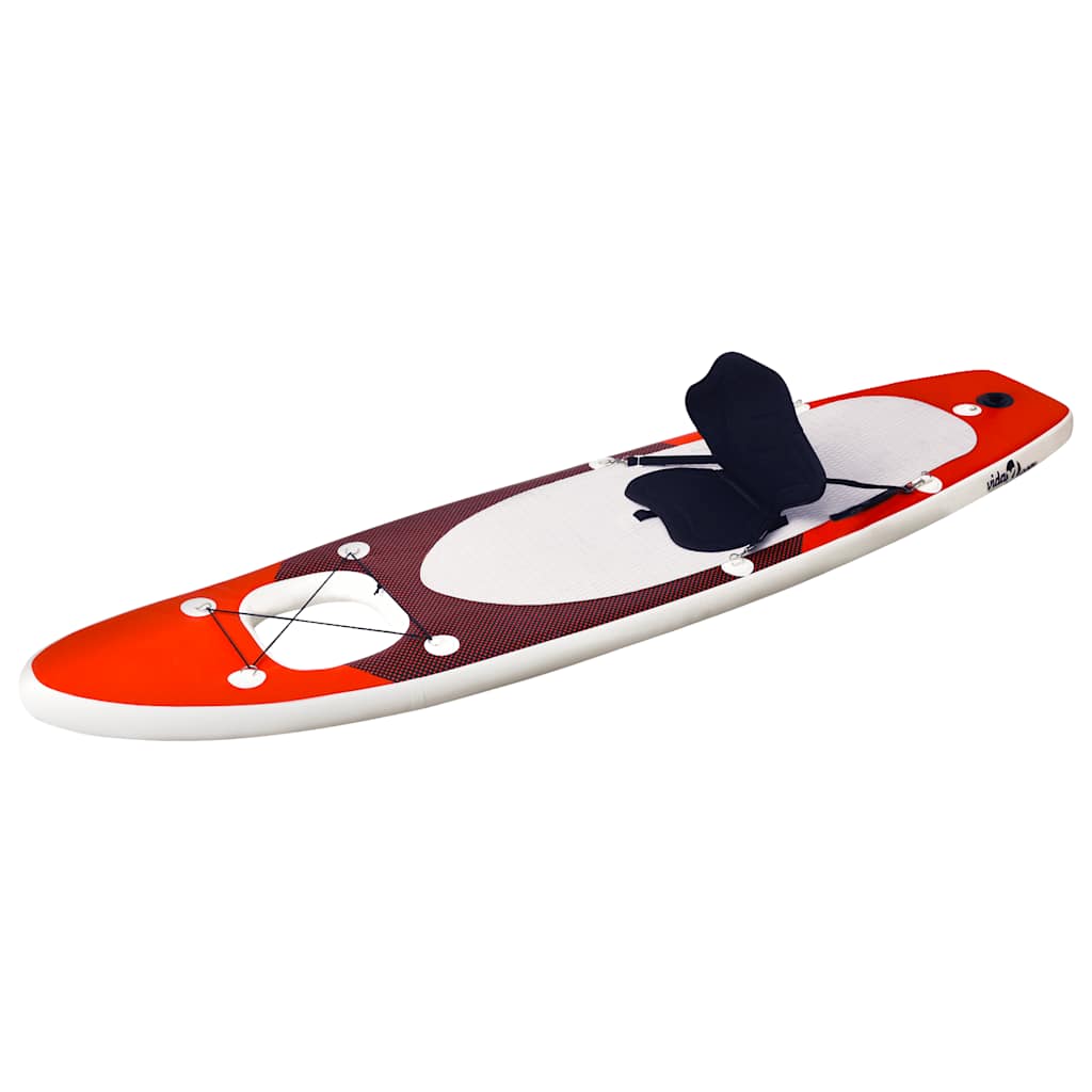 VidaXL Stand Up Paddleboard Set aufblasbar 330x76x10 cm rot