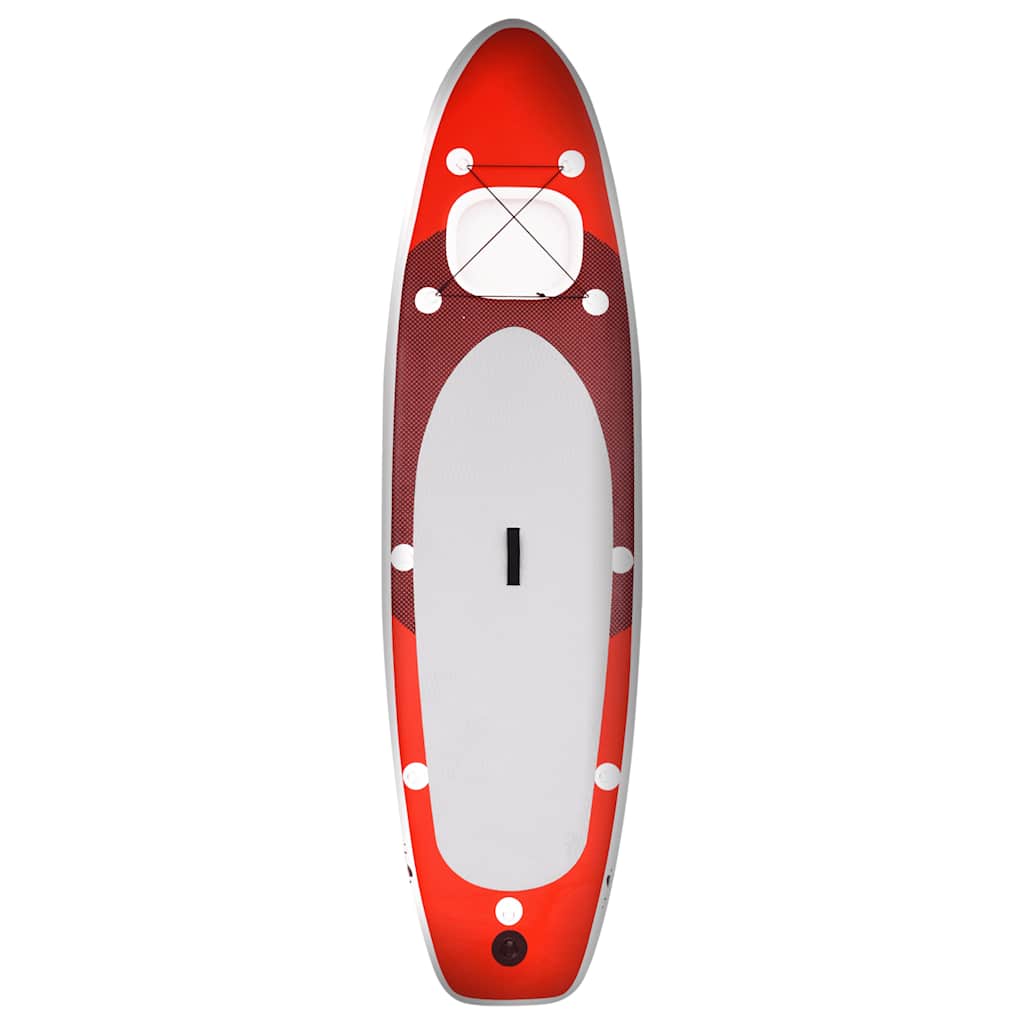 VidaXL Stand Up Paddleboard Set aufblasbar 330x76x10 cm rot