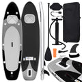 VidaXL Stand Up Paddleboard Set 360x81x10 cm schwarz