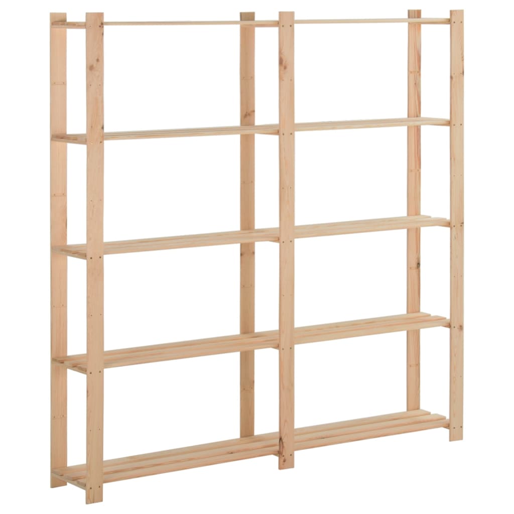 VIDAXL-LAGERRECHEN 5-lagig 170x28,5x170 cm Festkiefer