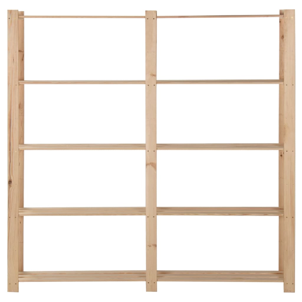 VIDAXL-LAGERRECHEN 5-lagig 170x28,5x170 cm Festkiefer