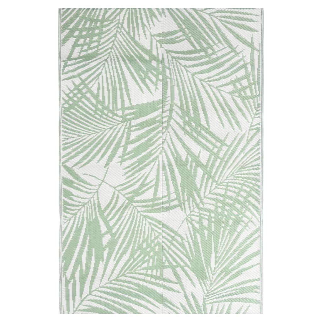 VidaXL Outdoor-Teppich Arakil 190x290 cm Polypropylen Grün