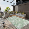VidaXL Outdoor-Teppich Arakil 190x290 cm Polypropylen Grün