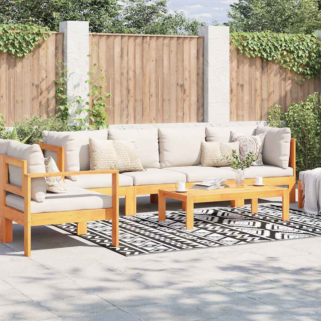 VidaXL Outdoor-Teppich Arakil 160 x 230 cm Polypropylen Schwarz