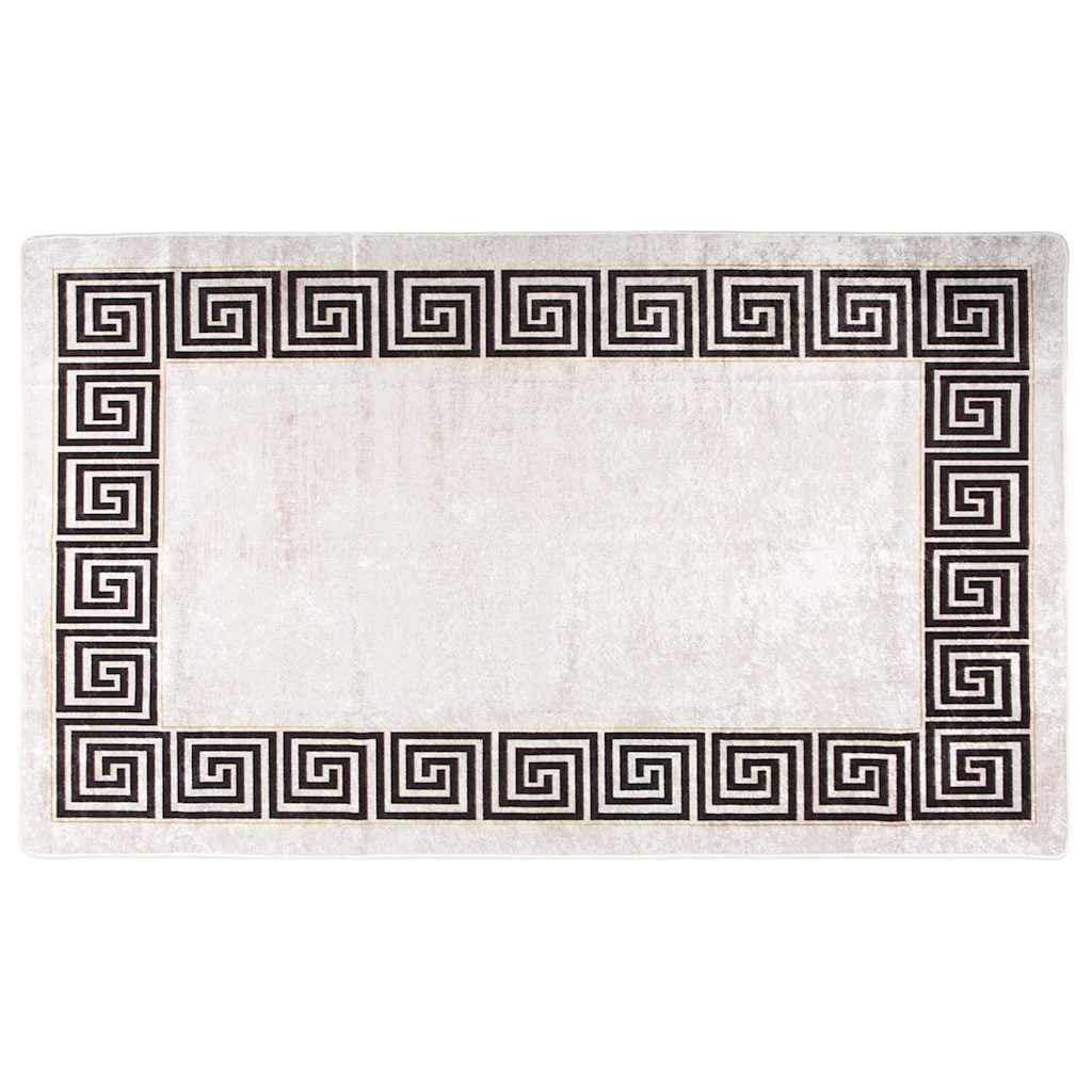 Vidaxl vloerkleed wasbaar 120x180 cm lichtbeige