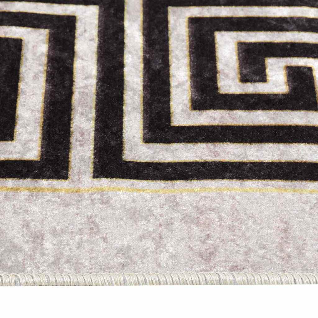 Vidaxl vloerkleed wasbaar 160x230 cm lichtbeige