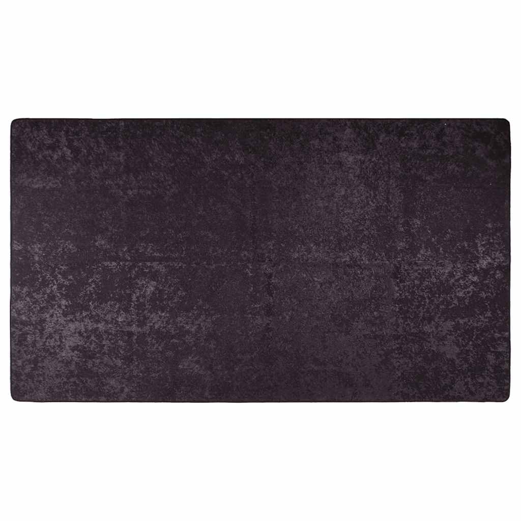 VidaXL Teppich waschbarer Anti-Rutsch 190x300 cm Anthrazit-Finish