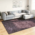 VidaXL Teppich waschbarer Anti-Rutsch 190x300 cm Anthrazit-Finish