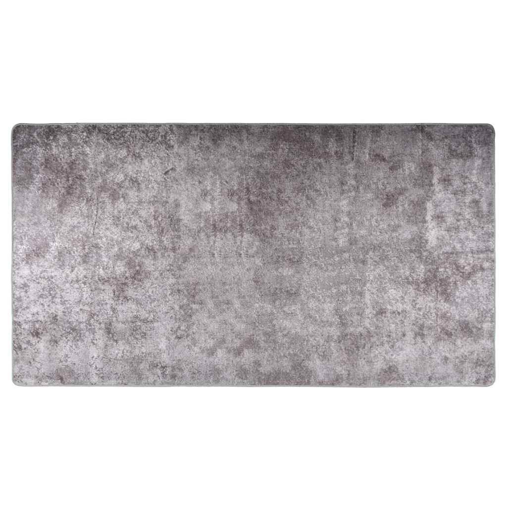 Vidaxl vloerkleed wasbaar 190x300 cm grijs