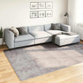 Vidaxl vloerkleed wasbaar anti-slip 190x300 cm grijs