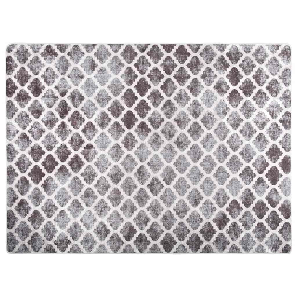 VidaXL Waschbarer, rutschfester Teppich 120x180 cm Mehrfarbig