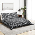 VidaXL Bettwäsche-Set 135x200 cm Baumwolle Grau