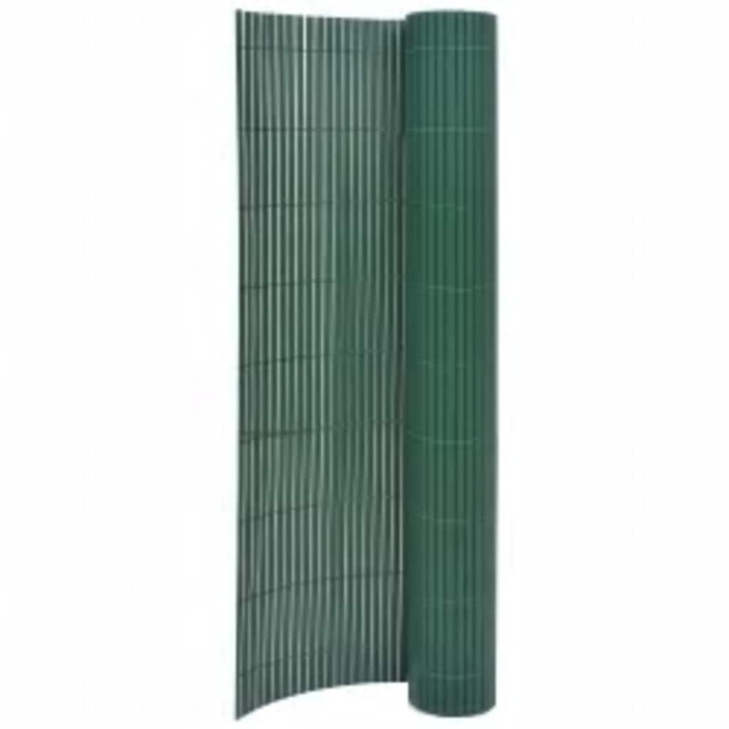 Vidaxl tuinafscheiding dubbelzijdig 110x400 cm groen