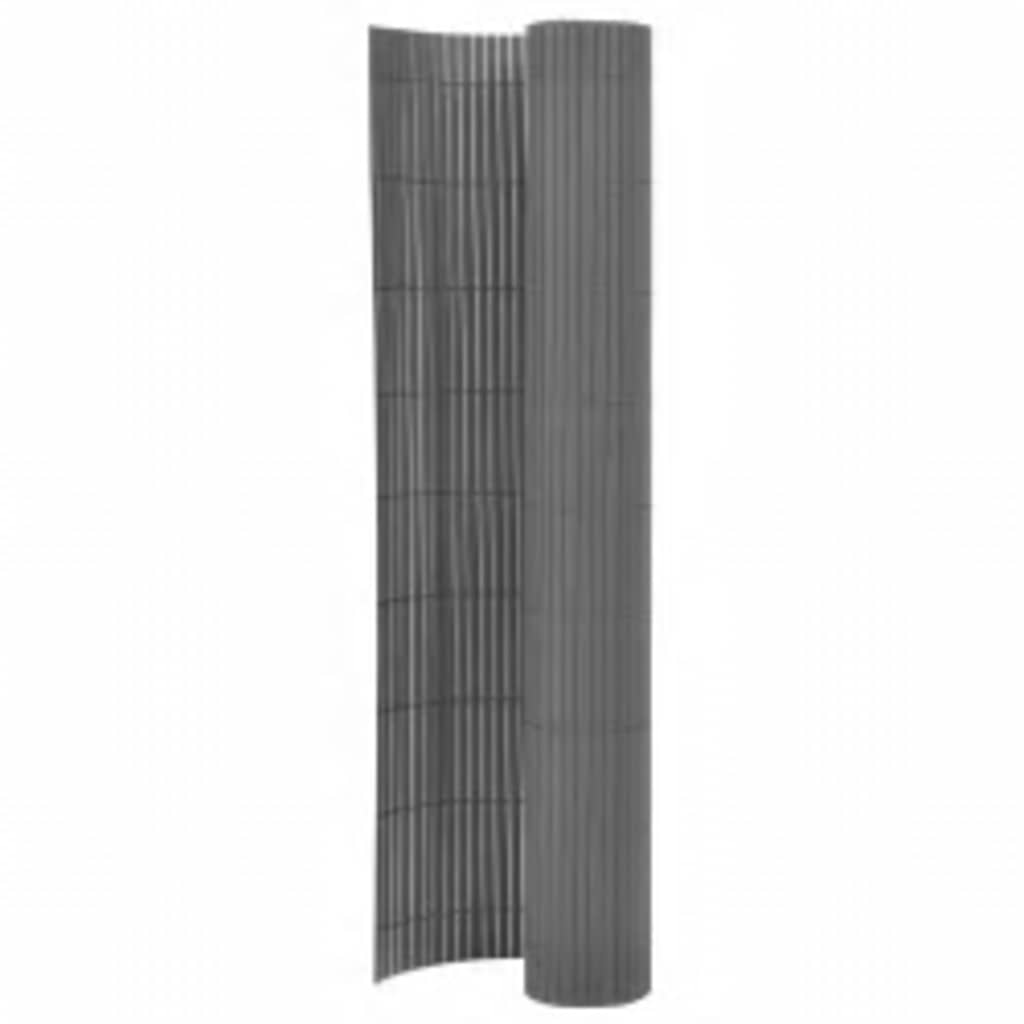 VidaXL Gartenzäune doppelt 110 x 400 cm Grau