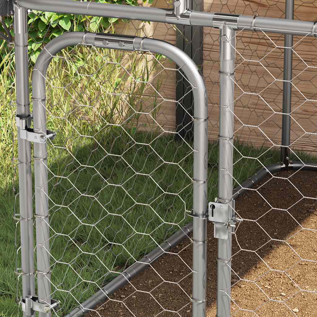 Vidaxl hondenkennel voor buiten met dak 100x100x150 cm