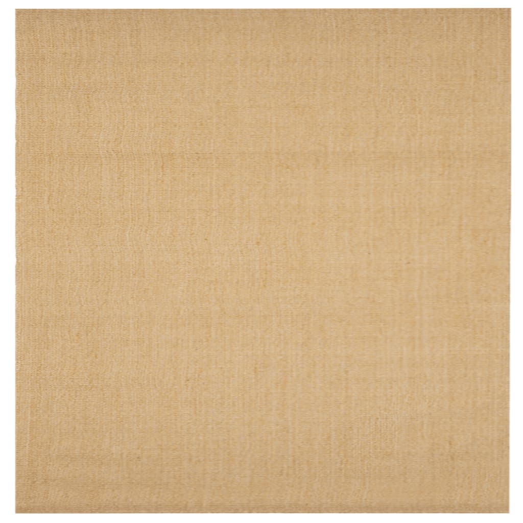 VidaXL Teppich 100x100 cm Natur-Sisal