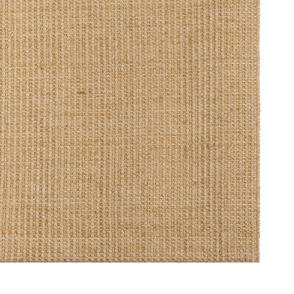 VidaXL Teppich 100x100 cm Natur-Sisal