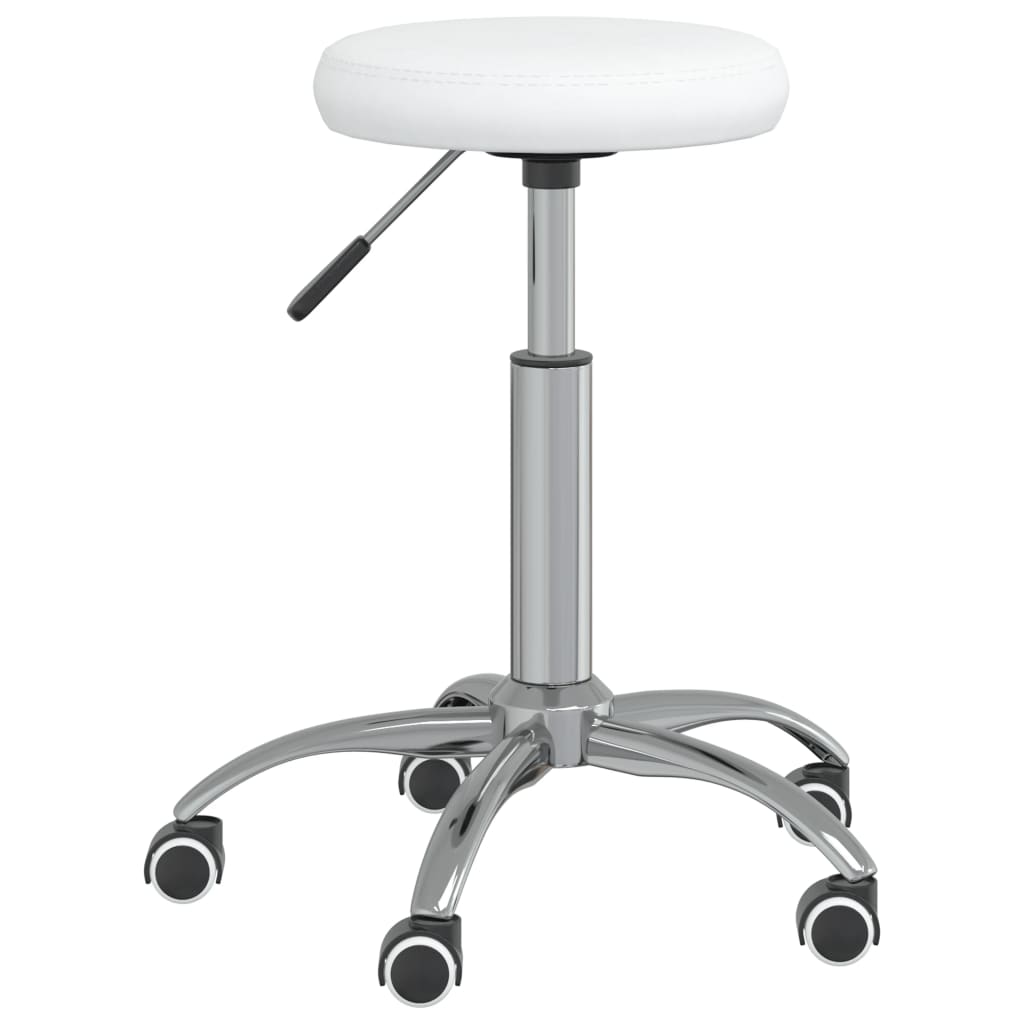Vidaxl massagekruk kunstleer wit