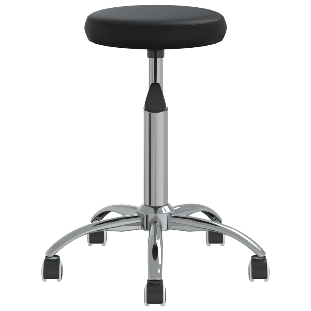 Vidaxl massagekruk kunstleer zwart