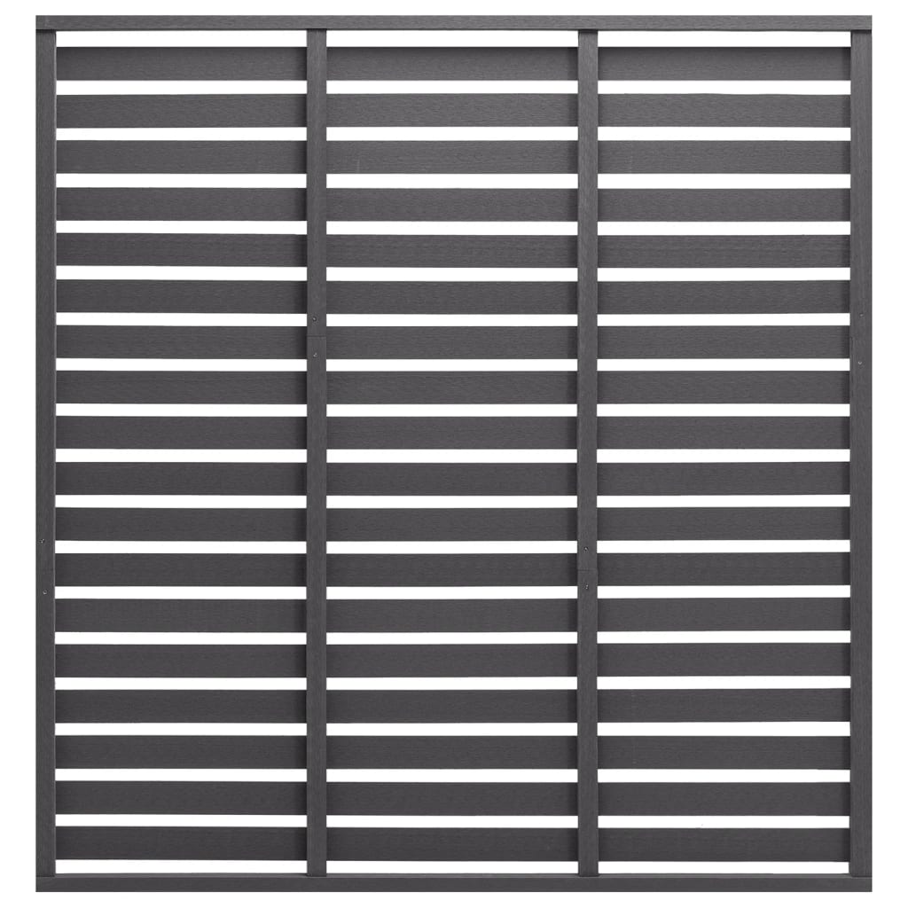 VidaXL -Saunatisch 180x180 cm HKC Grau