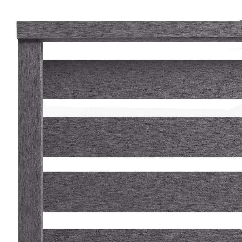 VidaXL -Saunatisch 180x180 cm HKC Grau