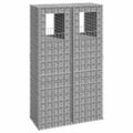 Vidaxl Gabionenpfosten, 2 Stück, 50x50x180 cm, Eisen