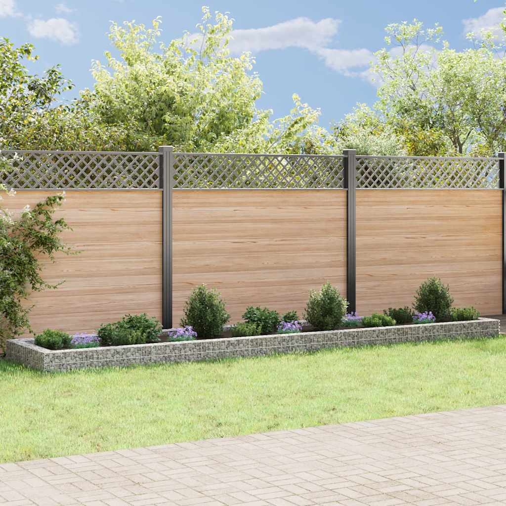 Vidaxl gabion plantenbak verhoogd 500x100x20 cm gegalvaniseerd staal