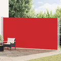 Vidaxl tuinscherm uittrekbaar 200x600 cm rood