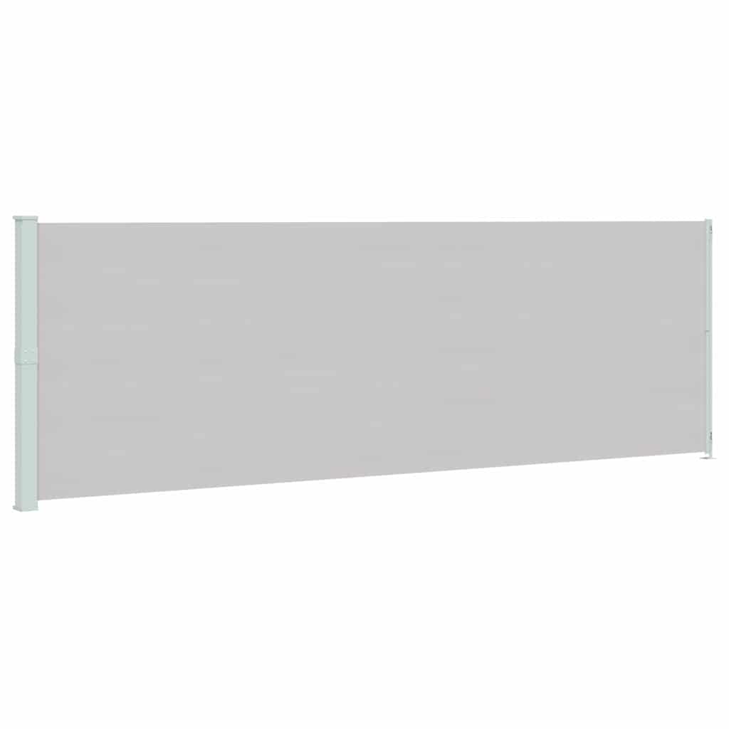 Vidaxl tuinscherm uittrekbaar 200x600 cm grijs