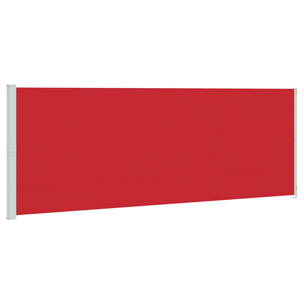 VidaXL Garten-Sichtschutz ausziehbar 220x600 cm rot