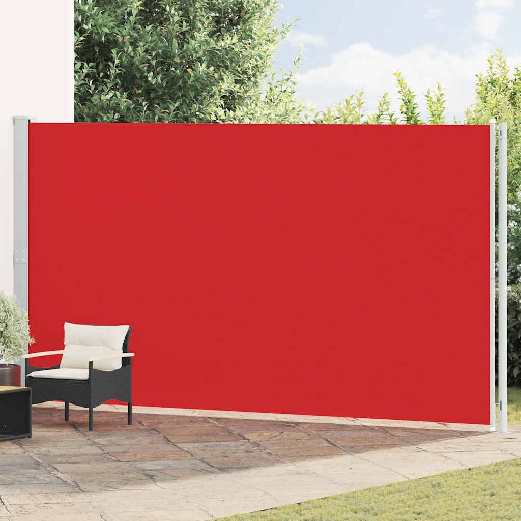 VidaXL Garten-Sichtschutz ausziehbar 220x600 cm rot