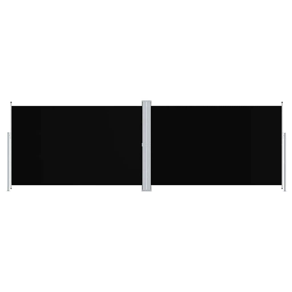 Vidaxl windscherm uittrekbaar 200x600 cm zwart