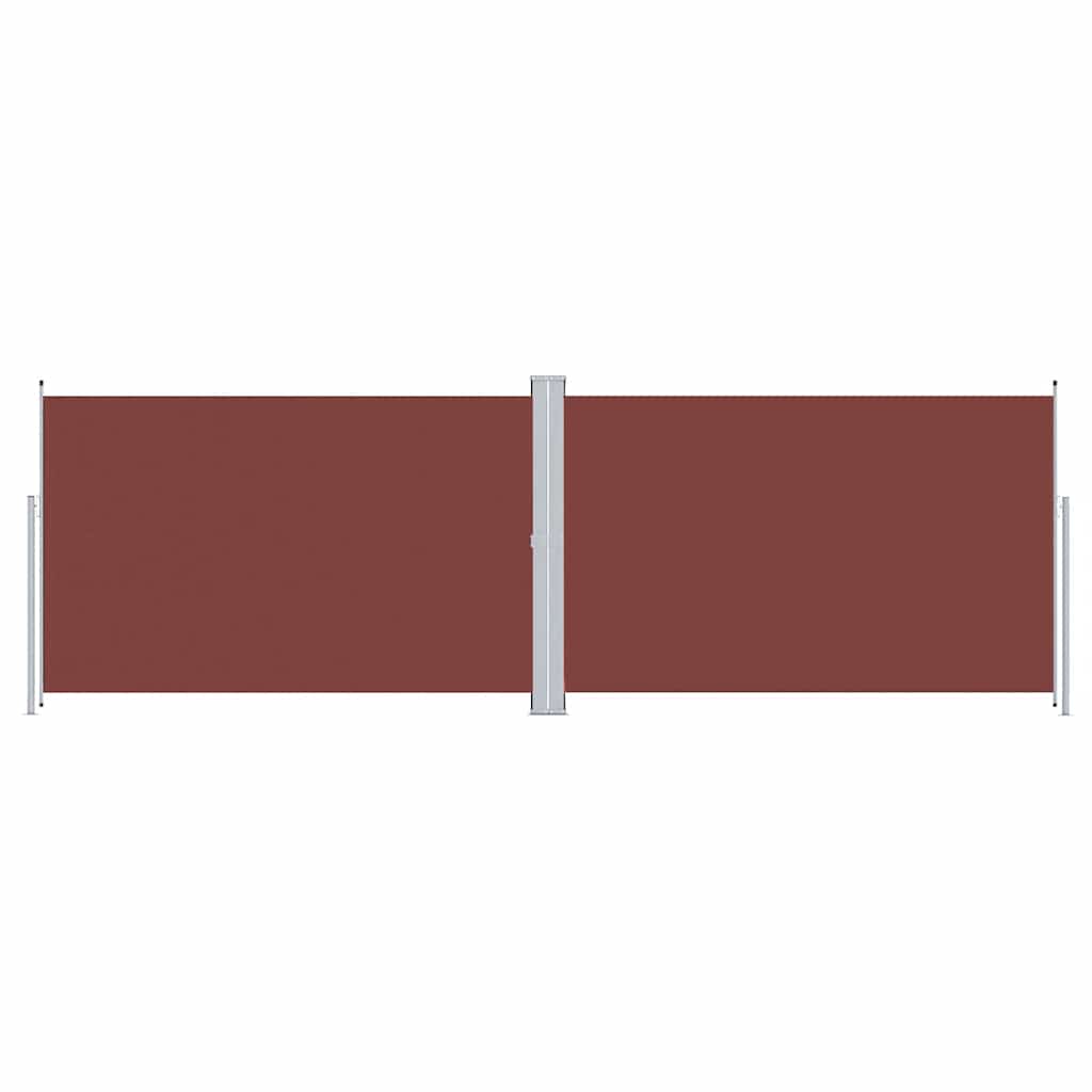 VIDAXL - Windschutzvisier 200x600 cm Braun