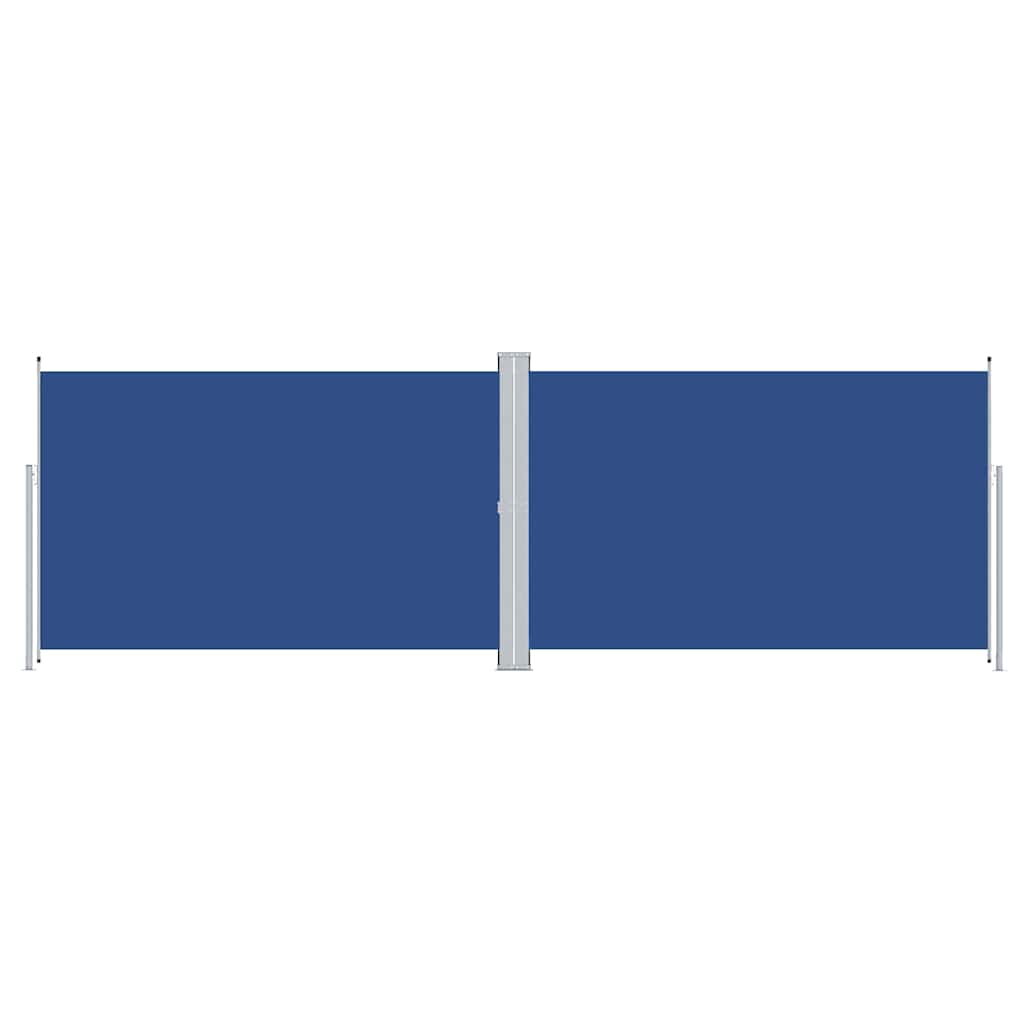 VIDAXL - Windschutz von Erweiterbar 200x600 cm blau