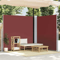 Vidaxl windscherm uittrekbaar 220x600 cm bruin