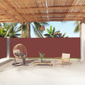 VIDAXL - Windschutzvisier 180x1000 cm Braun