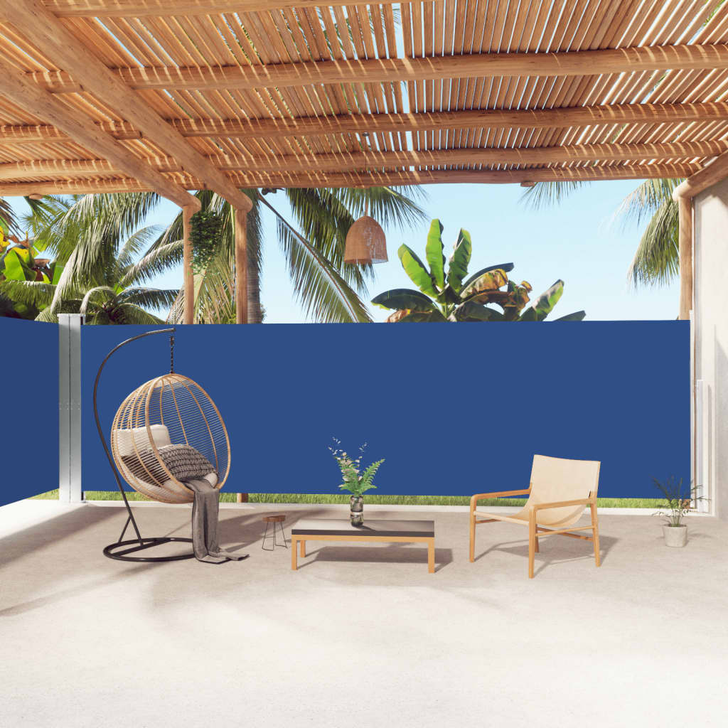 VIDAXL - Windschutzvisier 180x1000 cm blau