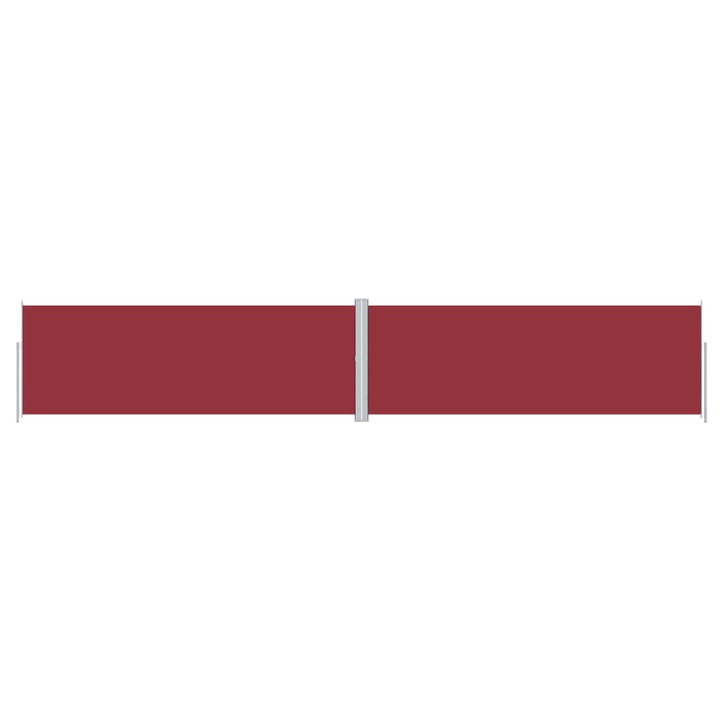 VIDAXL - Windschutzvisier 180x1000 cm rot