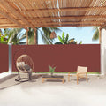 VIDAXL - Windschutzschild 200x1000 cm Braun