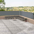 Vidaxl windscherm uittrekbaar 117x1200 cm antracietkleurig