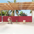 VIDAXL - Windschutzvisier 160 x 1200 cm rot
