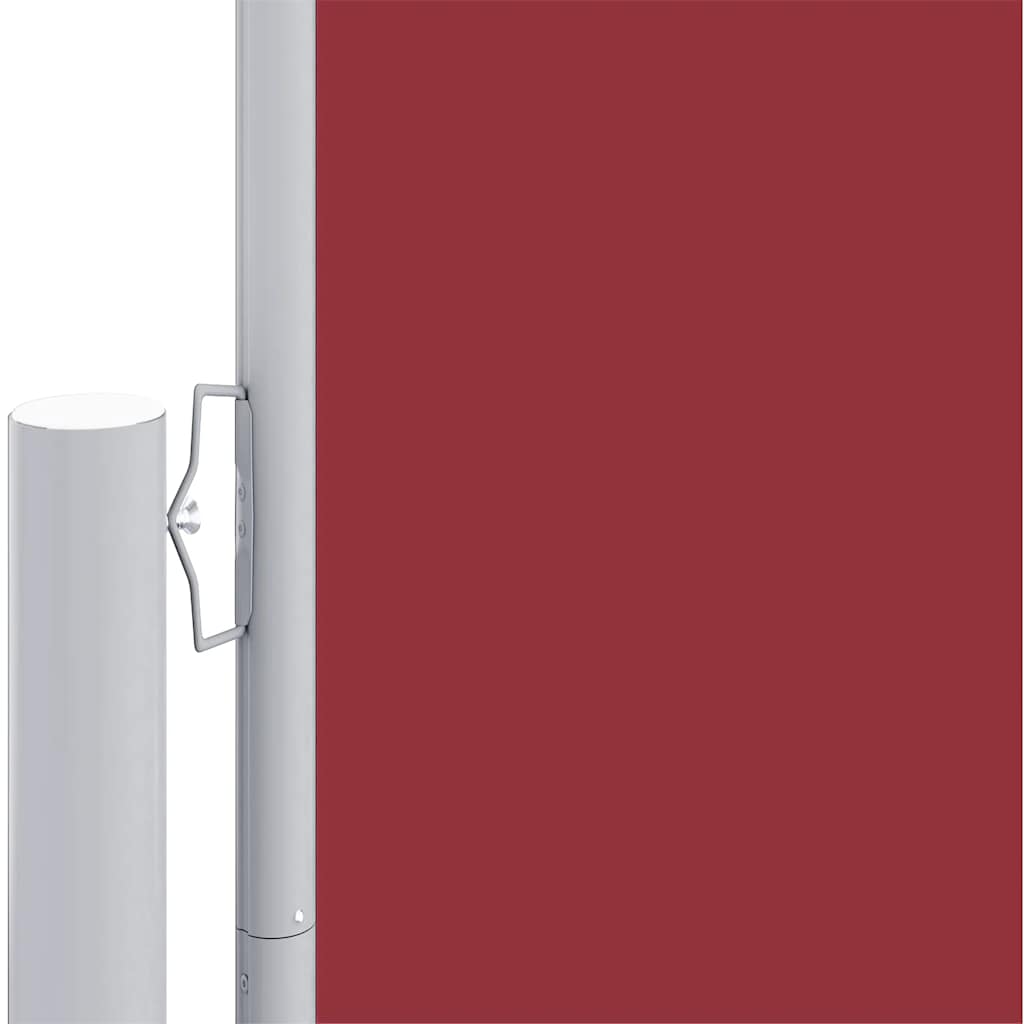 VIDAXL - Windschutz von Erweiterbar 200x1200 cm rot