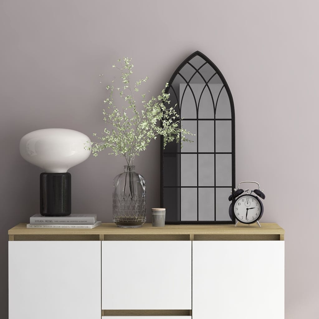 VidaXL Spiegel 70x30 cm Eisen schwarz