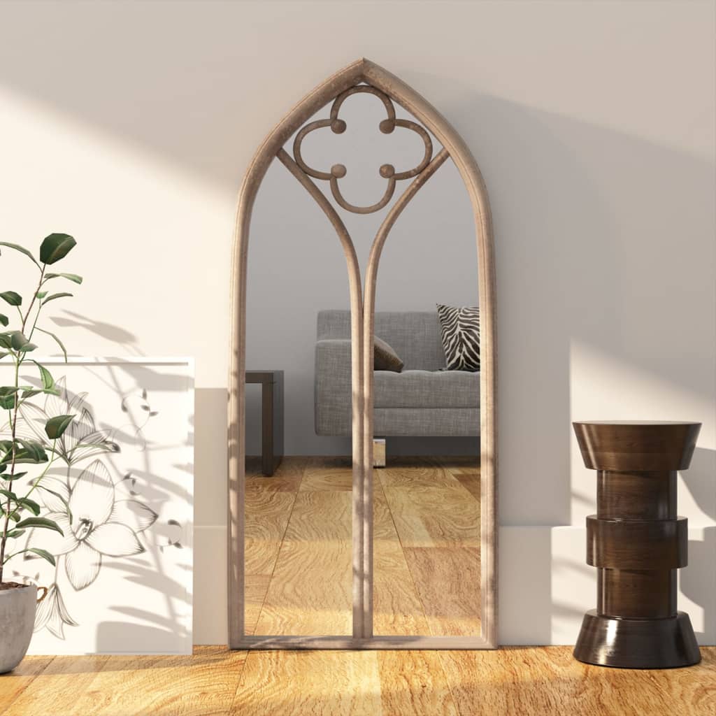 VIDAXL - Spiegel 100x45 cm Weiß - lackiert